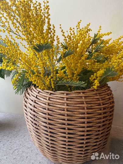 Продам кашпо из ротанга