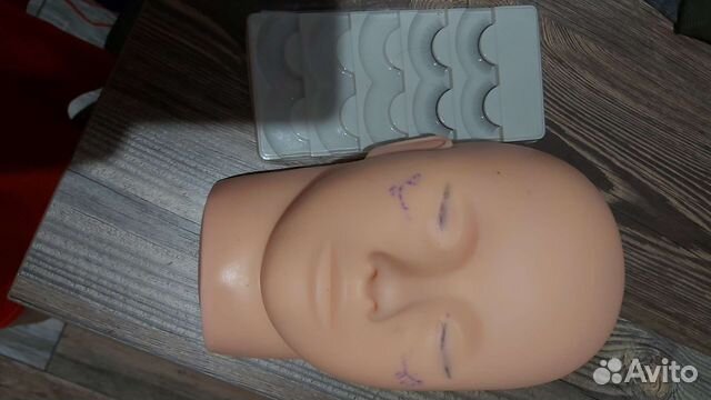 Голова манекен для наращивания ресниц