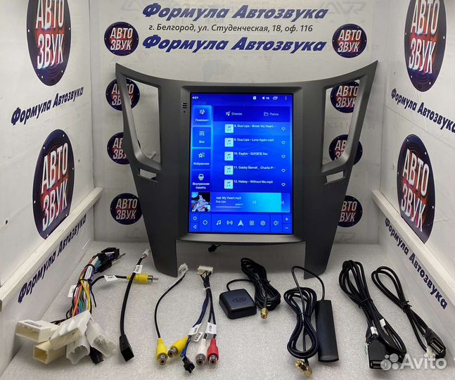 Штатная магнитола Subaru Outback 4 -Legacy 5 Tesla