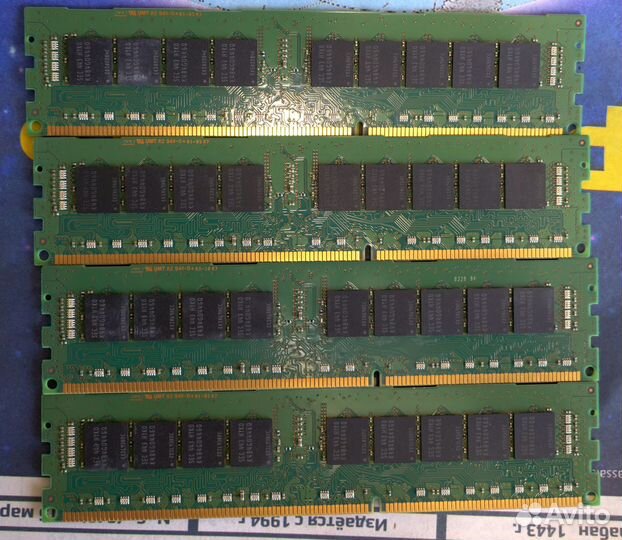 Ddr3 ECC REG 1600MHz 2 комплекта 8Gbx4шт (32GB)