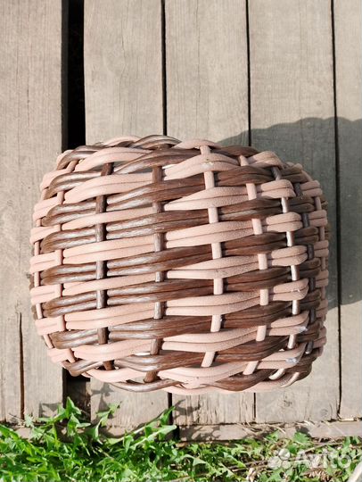 Кашпо из ротанга