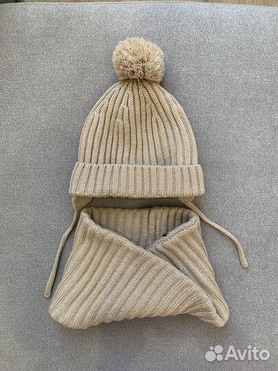 Комплект шапка и снуд zara