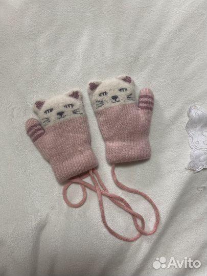 Варежки зимние детские