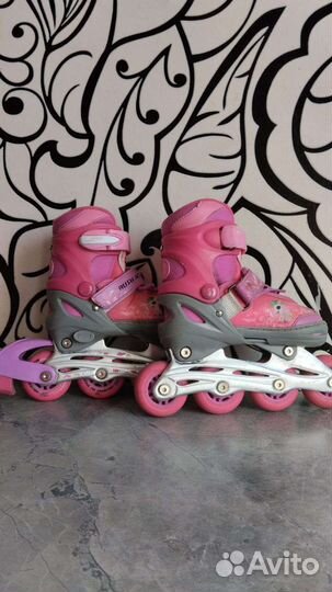 Роликовые коньки детские раздвижные