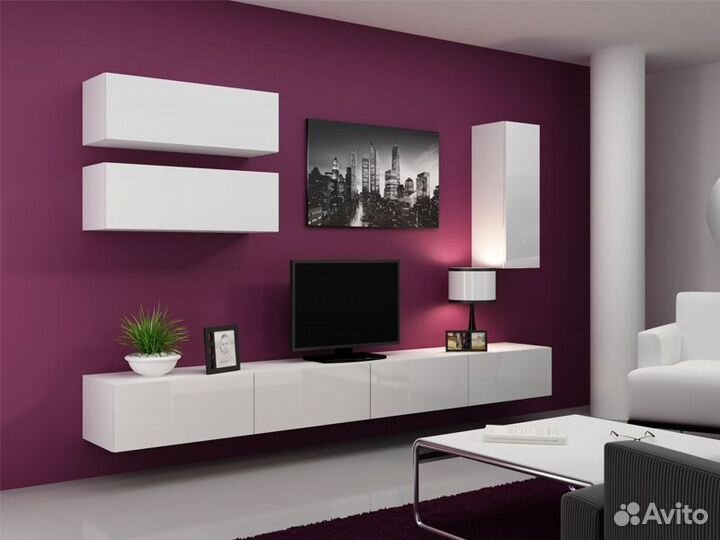 Модульная стенка навесная