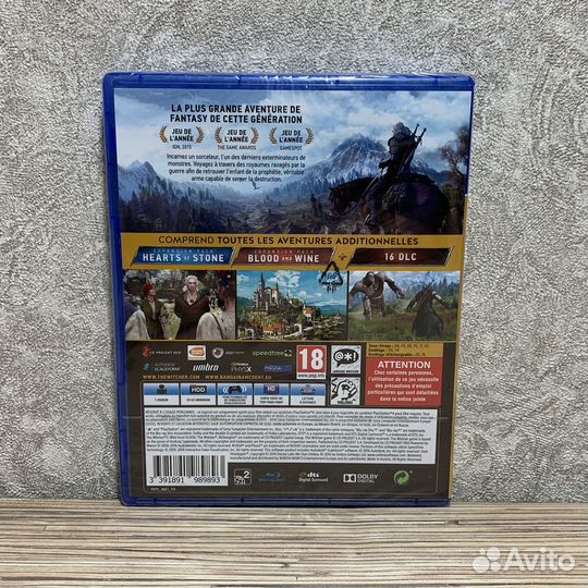 Игра PS4/PS5 Ведьмак 3 Дикая Охота Игра Года