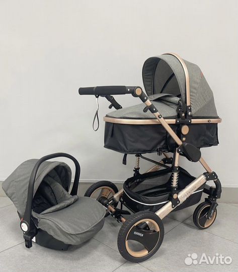 Детская коляска для новорождённых 3в1 новая