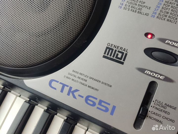 Цифровое пианино Casio CTK-651