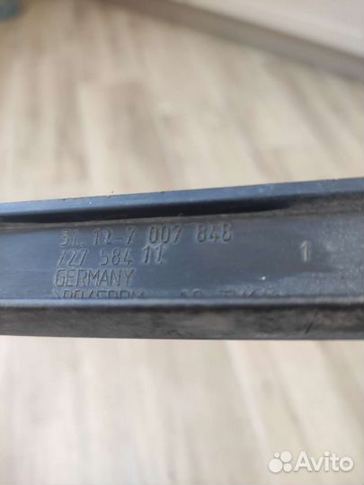 Накладка заднего бампера BMW E65 2001-08