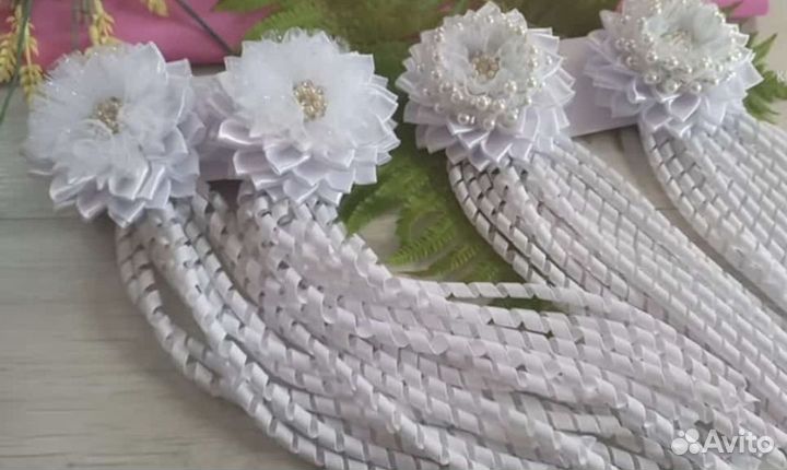 Школьные бантики ручной работы