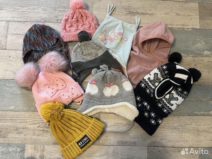 Шапки, шлемы детские пакетом