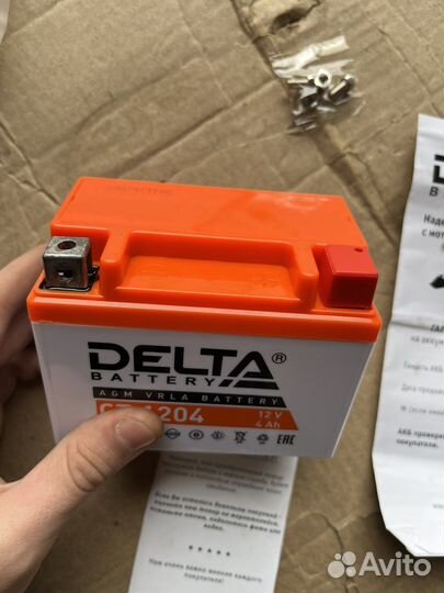 Аккумулятор Delta ст1204 12V 4Ah