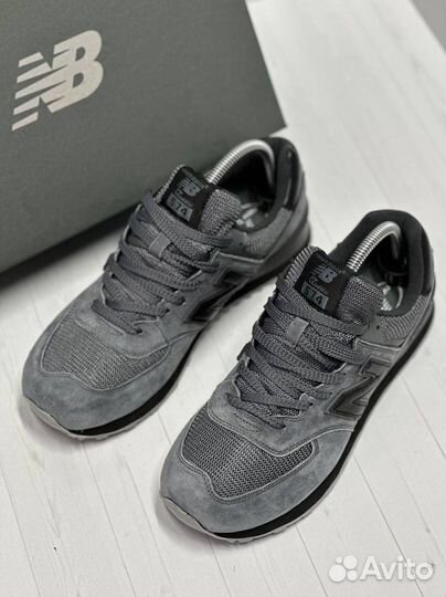 Кроссовки мужские new balance 574 сером цвете