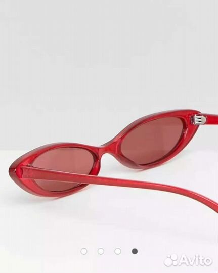 Красные очки ASOS, размер one size