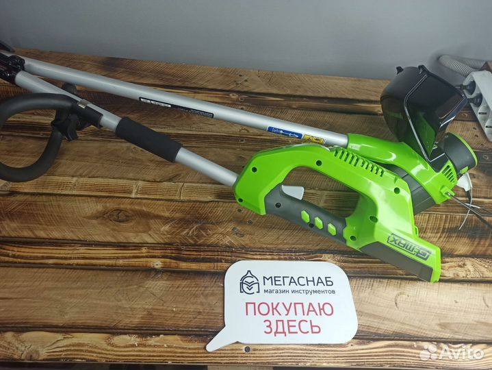 Триммер аккумуляторный Greenworks 40В