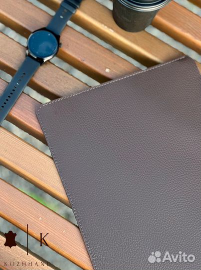 Кожаный чехол для macbook 13