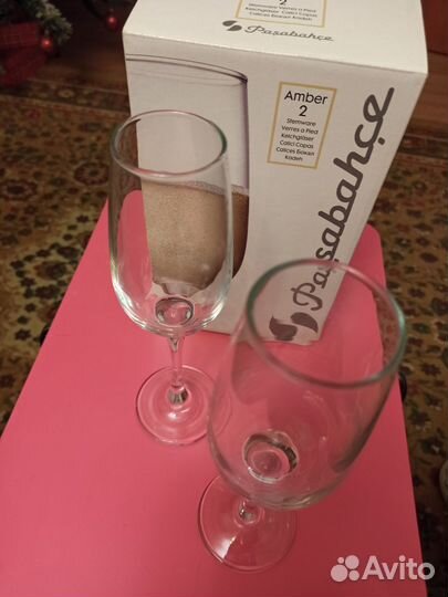 Новые фужеры, 2 шт. в коробке. Турция