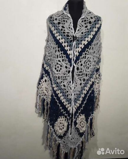 Шаль ручной работы