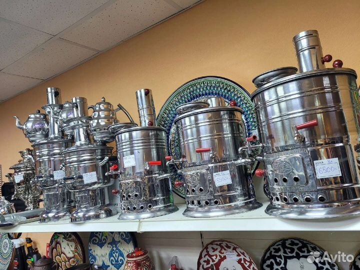 Самовар на дровах турецкий