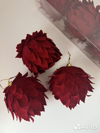 Ёлочные игрушки (6 штук)