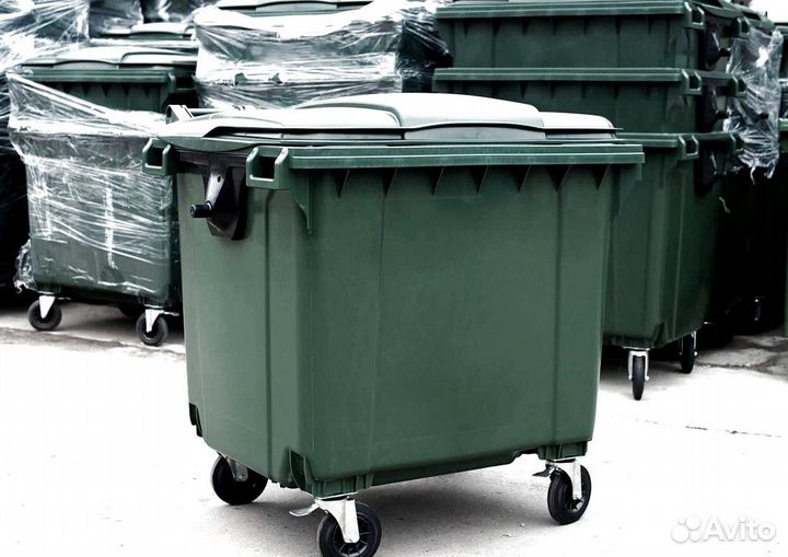 Пластиковый контейнер 1100л, 770л