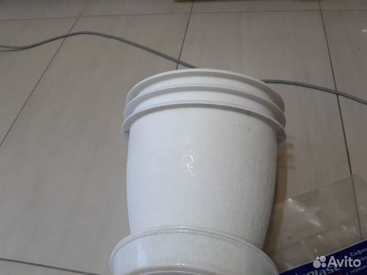 Кашпо цветочный горшок высота 17см