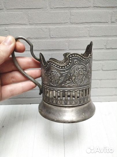 Подстаканник СССР Космос, 10.5 см