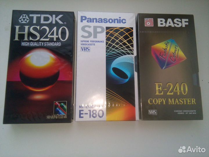 Видеокассеты VHS Мало Б/У