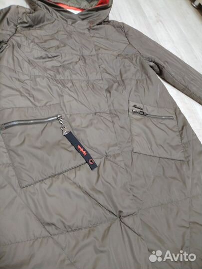 Куртка демисезонная удлиненная женская 52-54 р