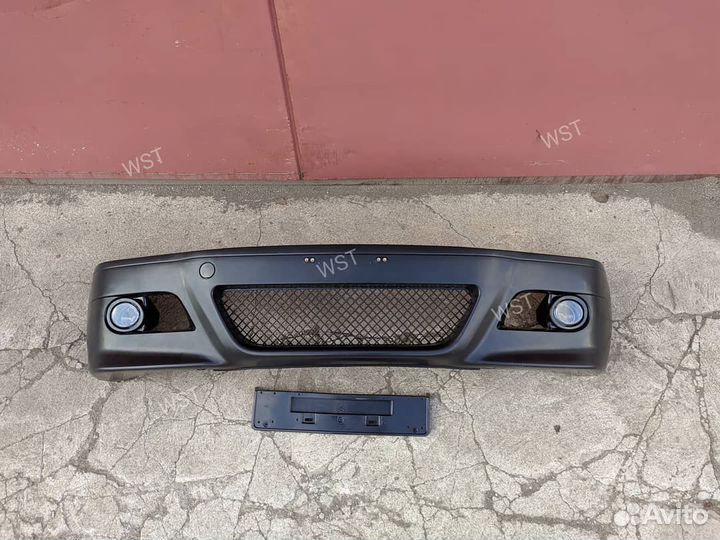 Бампер М m-look бмв е46 bmw e46 c птф