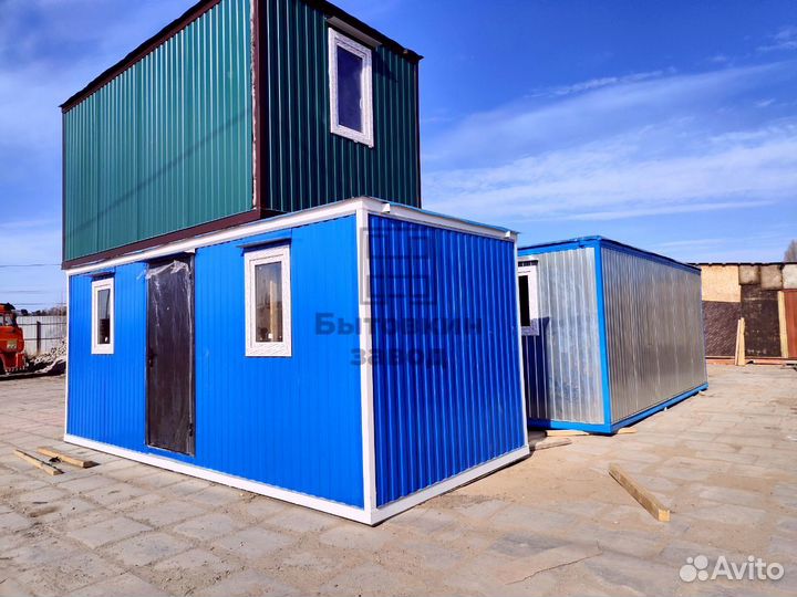 Блок-контейнер с душем и туалетом