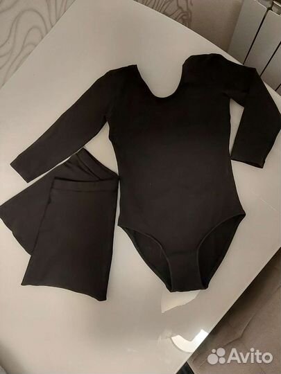 Купальник гимнастический + юбка
