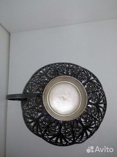 Конфетница мельхиор СССР