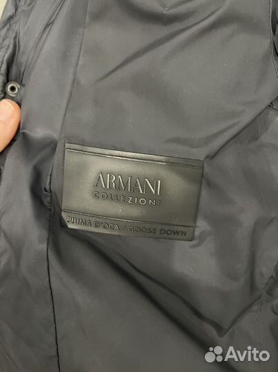 Пуховик Armani мужской 52