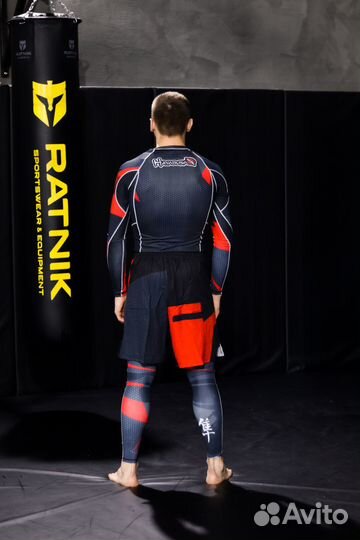 Комплект mma hayabusa красный-черный