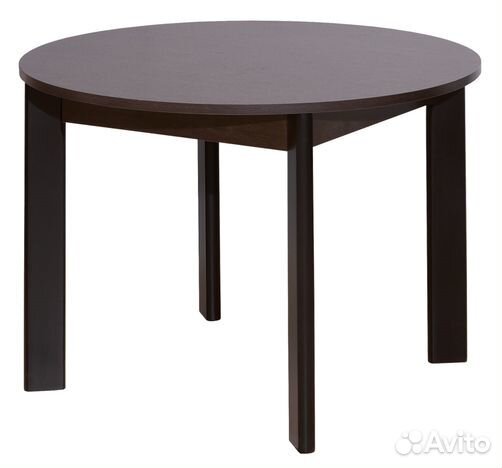 Круглый стол раздвижной с банкетками