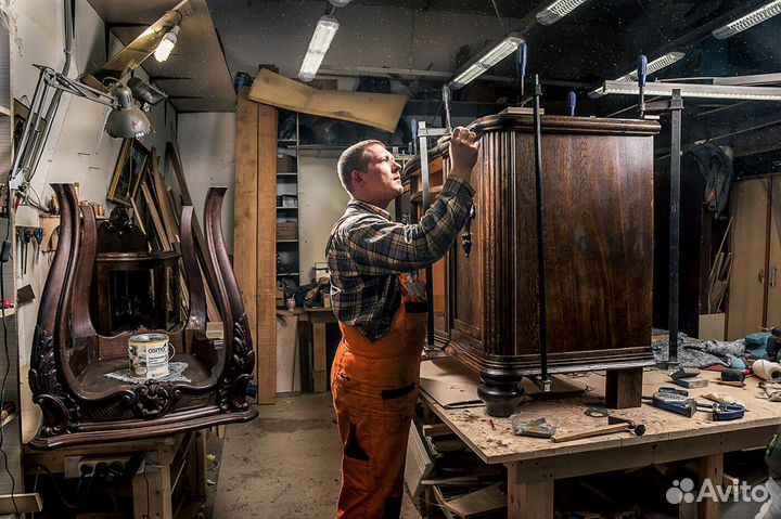 Реставрация мебели из дерева и шпона