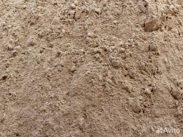 Песок карьерный. С доставкой. Денежкино