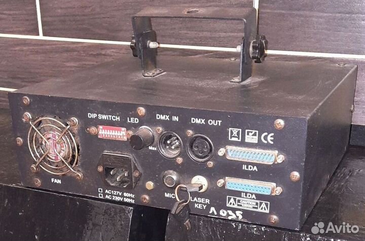 Лазер Красно-Синий Pro Club RB LED Светомузыка Mic