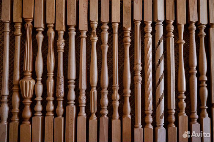 Балясины точенные Бук