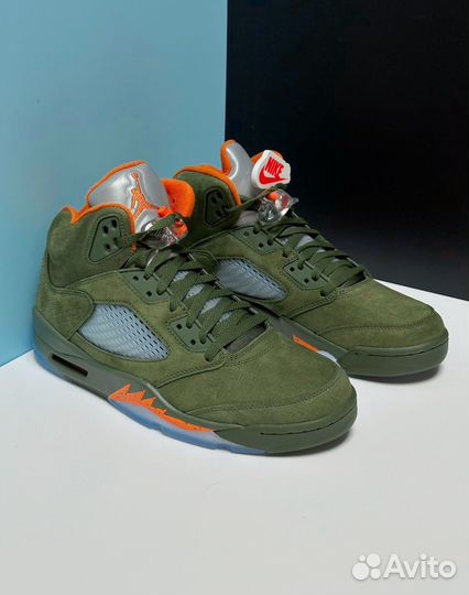 Nike air jordan 5 retro Olive 2024 оригинал