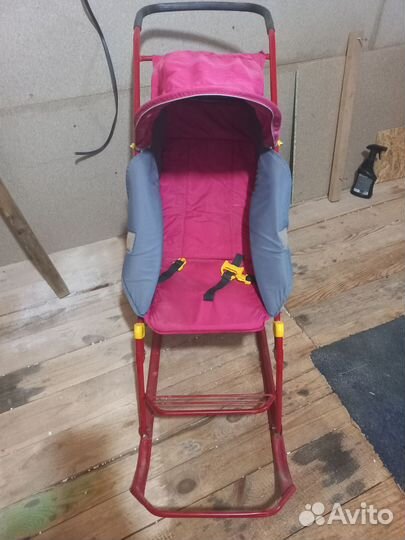 Детские санки коляска бу