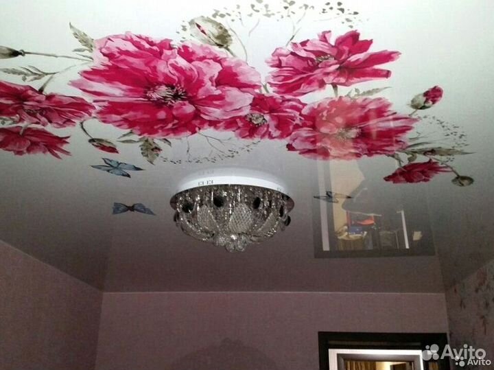 Натяжной потолок с гарантией