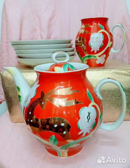 Блюдца 4 штуки