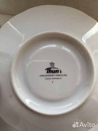 Чайный сервиз thun Чехия фарфор