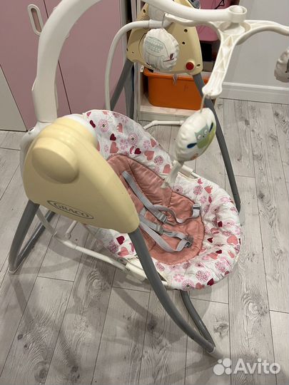 Электронные качели graco