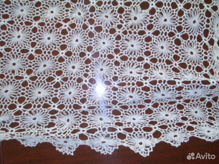 Вязаная скатерть и Скатерть
