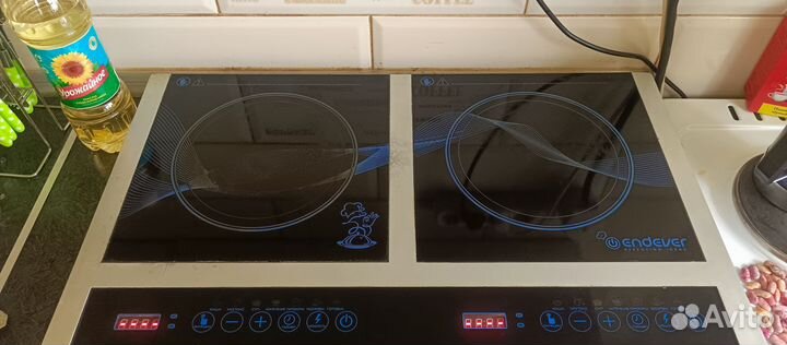Индукционная плита 2 конфорки бу