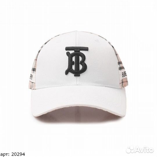 Кепка burberry белая