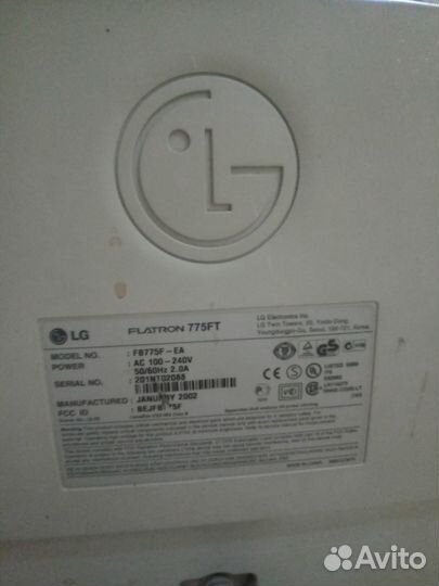 ЭЛТ Монитор LG Flatron 775FT